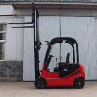 Petit chariot élévateur électrique de 2 tonnes soulevant 3m-7m entrepôt Ce batterie pneu solide