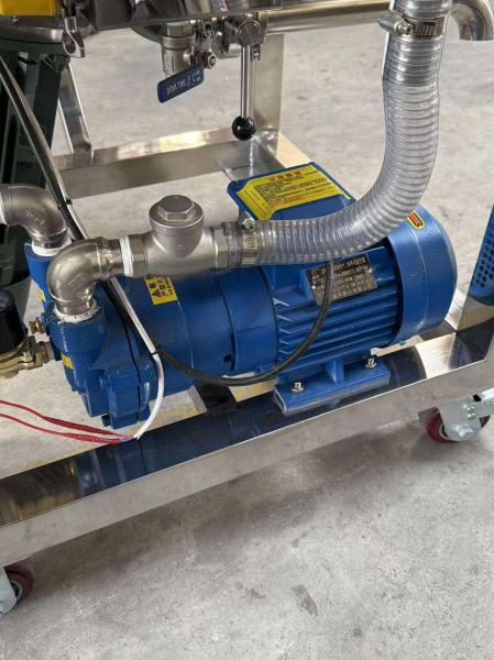 Máquina de emulsificación al vacío homogeneizante 1000L para el procesamiento de productos químicos alimenticios