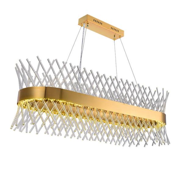 Appareil d'éclairage de luxe de Crystal Bar Raindrop Chandelier Modern Crystal
