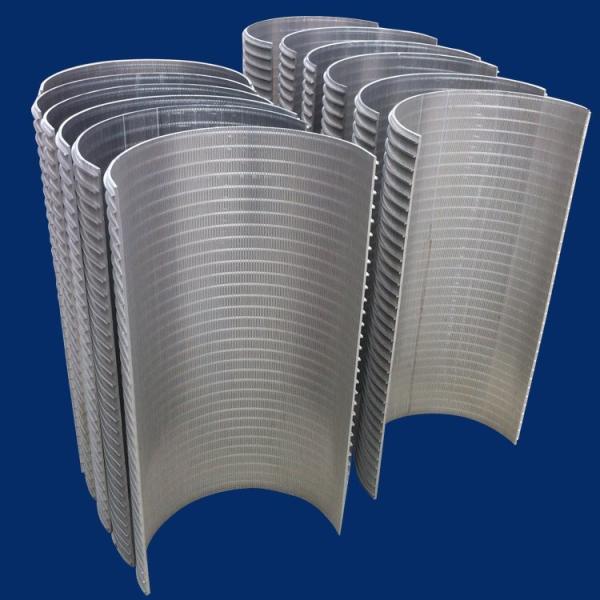 wedge wire screen panel  or v wire filter plate or johnson screen plate / arc screen plate / sieve bend screens