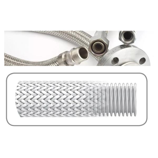 Stainless 304 Rotary Drilling Hose Braided Flexible Fuel Oil Hose