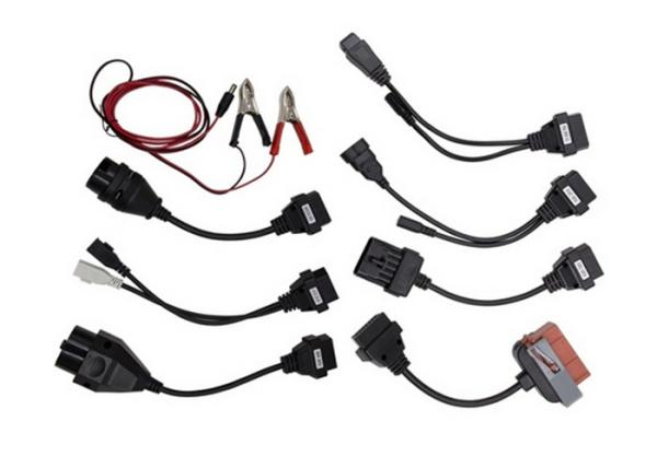 Safe Car OBD Cable / Truck Diagnostic Cables Right Angle 16 PIN Male And Female Connector
