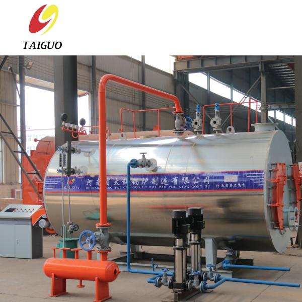 Промышленный 10-тонный жаротрубный паровой котел на природном газе