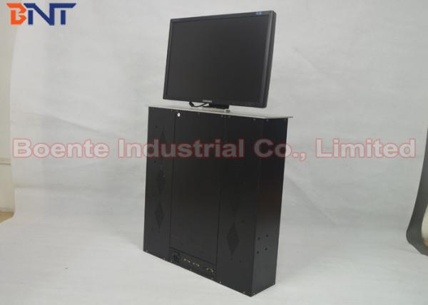 Full HD Computer Screen Lifter , 24 Inch LCD Monitor Motorized Lift Mechanism