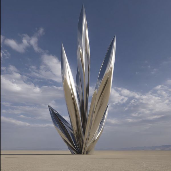 Large Abstract Futuristic Outdoor Sculpture Modern Public Art Installation
