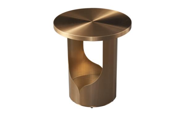 Minimalist Nordic Style Side Table ,  Brushed Nordic Round Coffee Table