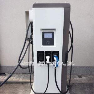 3 заряжатель DC быстрый EV участка OCPP CCS CHAdeMO IP54 120KW