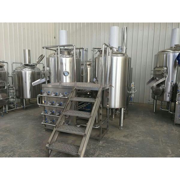 Steam Condenser Exhausting Microbrewery Brewing Equipment , Beer Distillery Equipment