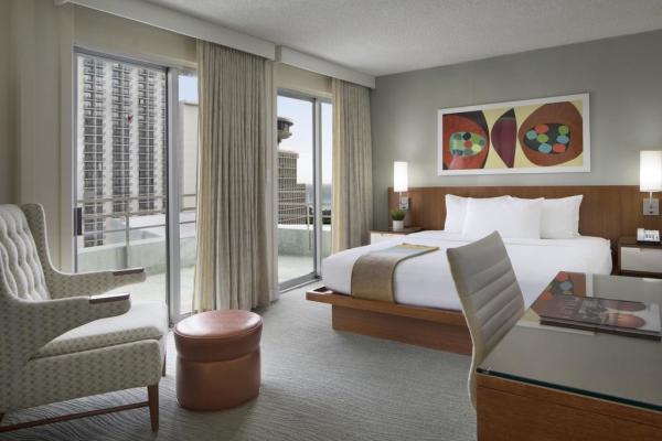 Hospitality Room Furniture Modern design Walnut wood King bed and Combined TV cabinet with Glass top Desk in KD cartons
