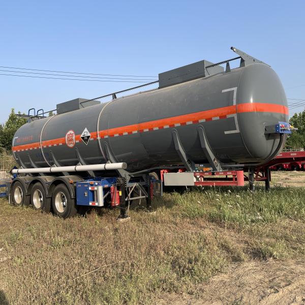 Chemical Transport Tank Trailer for Sodium Hypochlorite Max Payload 15001-20000 kg