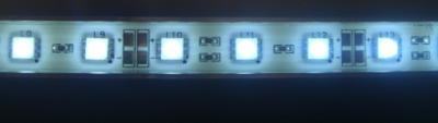 Luz de tira rígida do diodo emissor de luz de Dmx SMD RGB do pixel para a largura exterior do PWB da parede 10mm da construção