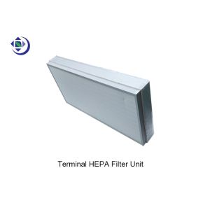 Boîte jetable anodisée de filtre du cadre en aluminium H13 H14 HEPA avec des médias de fibre de verre