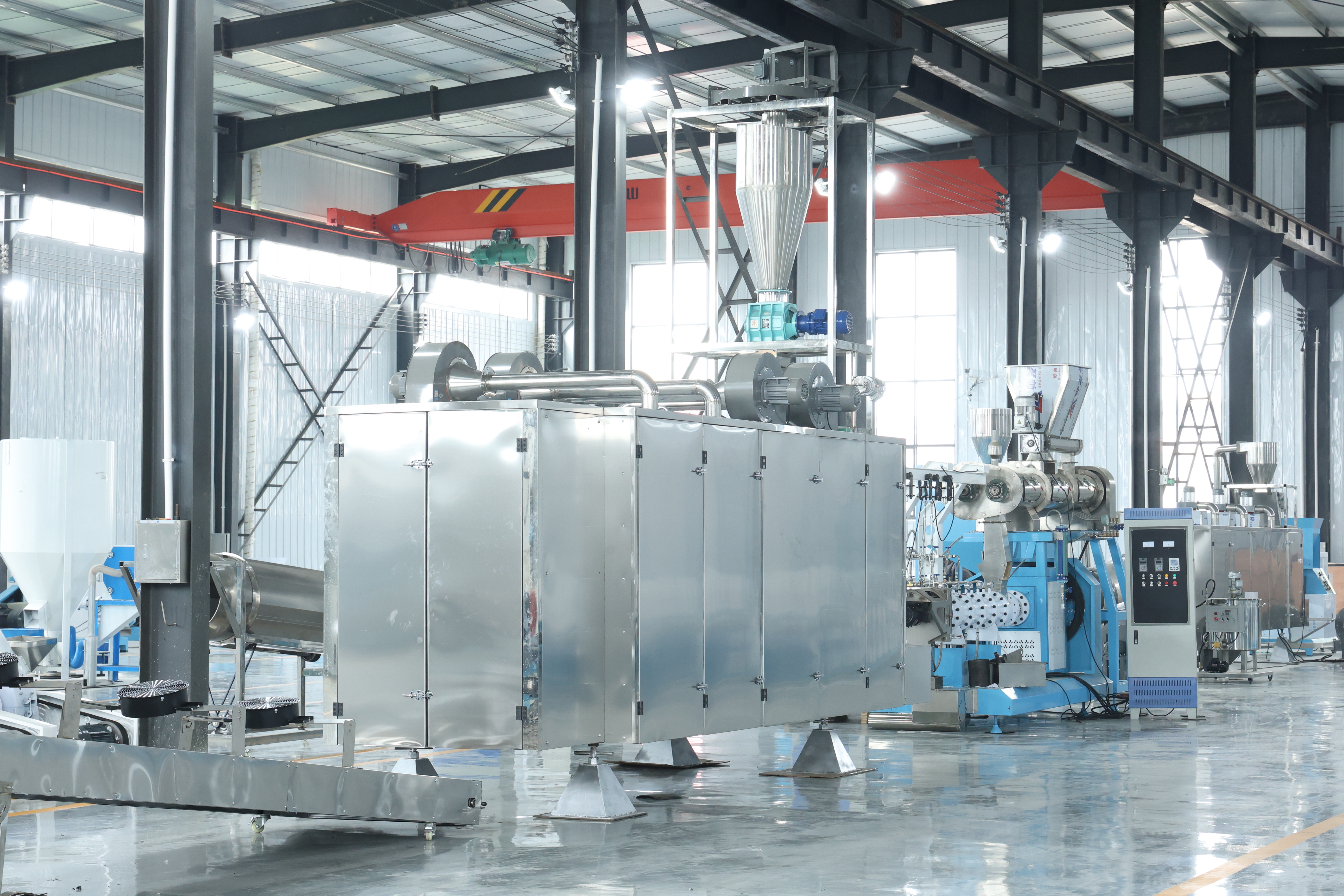 500-1000 kg/h Aquafeed Pellet Production Line for Fish Farms