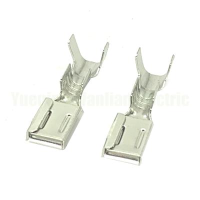 QLW-F-300 6.3mm Receptacle Female Copper Alloy Tin Plating Stamping Brass Terminal