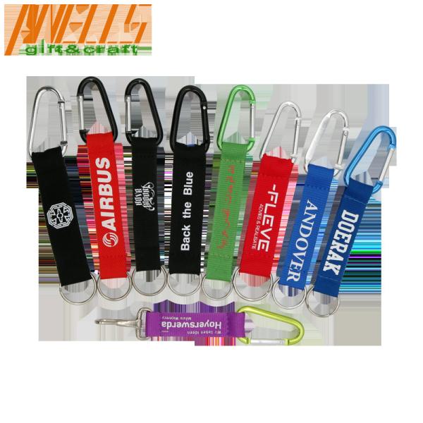 Pantone Twill Strap Key Chain Nylon Anime Lanyard Adjustable Hand Wrist