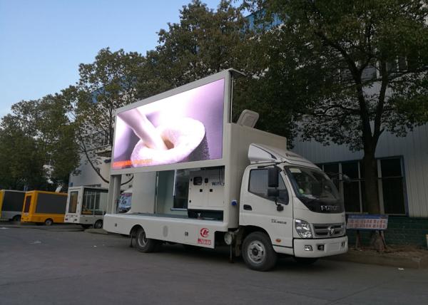 Caminhão do quadro de avisos do desdobramento P6, caminhão conduzido da parede para a promoção dos produtos