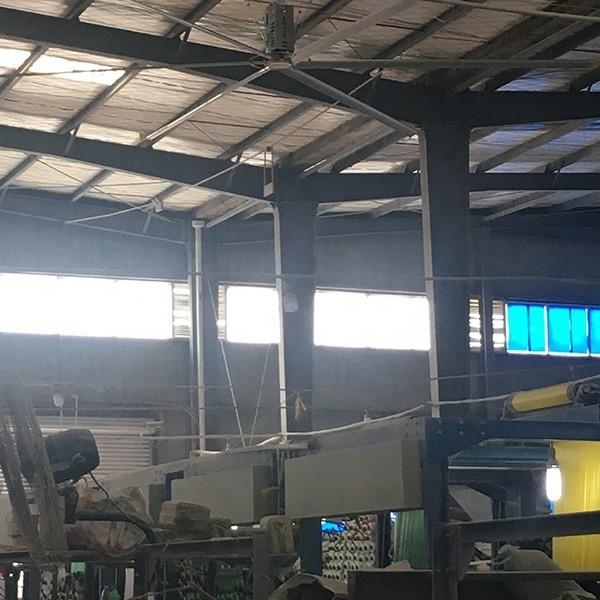 24FT Gearbox Motor HVLS Ceiling Fan for Cooling in Restaurants and Industrial Spaces