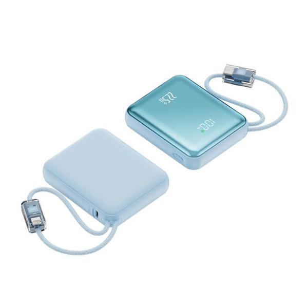 Multi Color Portable Fast Charger Power Bank With Digital Display 3 Device Charging