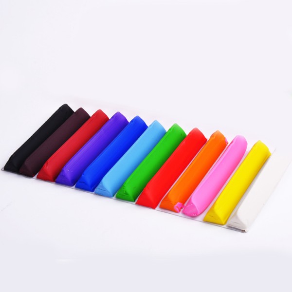 12 bar Educational Non-toxic Triangle Shape 200 g Modelling Clay