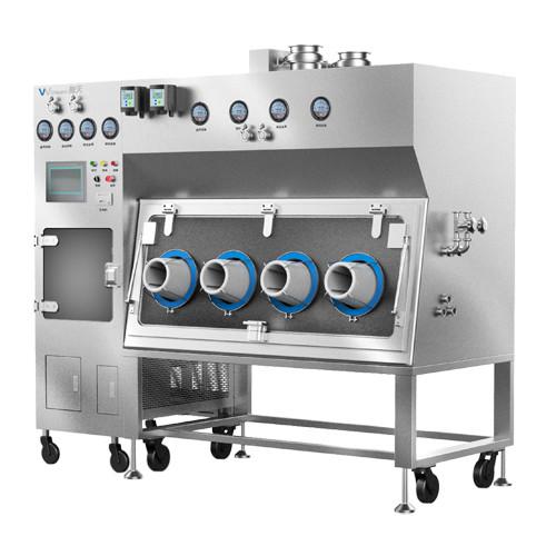 Class A 4 Sterility Test Isolator Glove Ports Laminar Air Flow Electric Driven