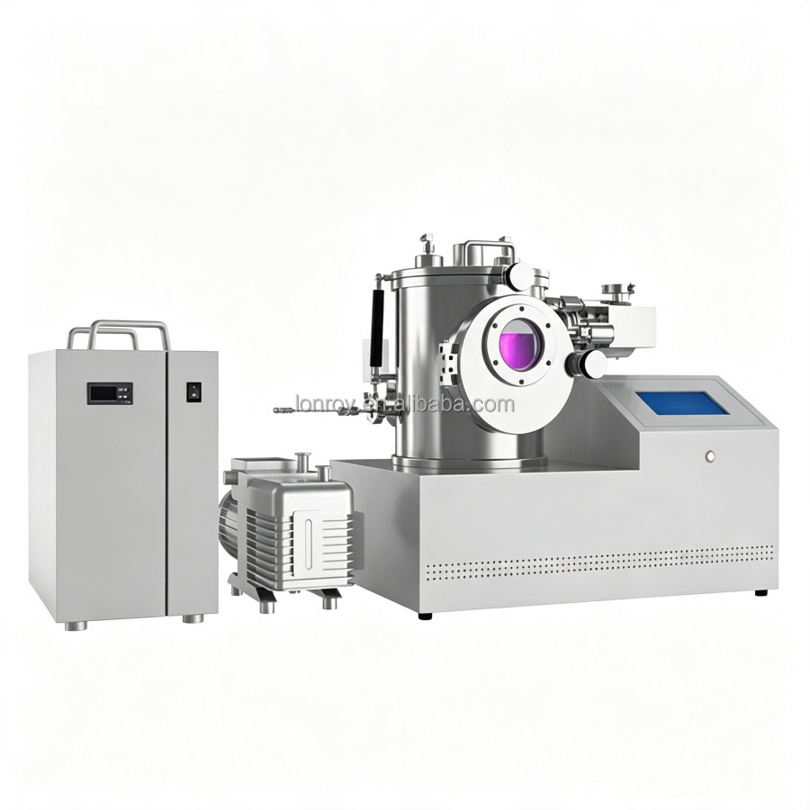 Stainless Steel Chamber Dual-Target Magnetron Sputtering Coater Sputter Coating Tester Magnetic Controlled Deposition System