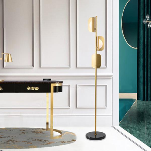 Postmodern LED living room floor lamps Nordic luxury floor lights home deco lighting(WH-MFL-35)