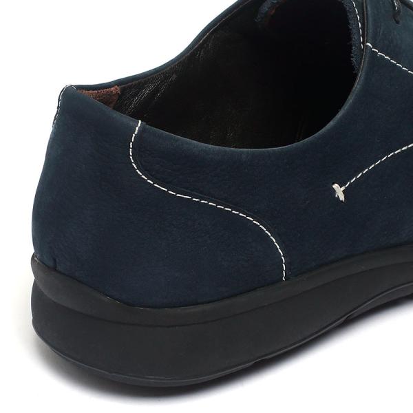 Blue Lace Up Anti Odor Breathable Mens Leather Moccasins