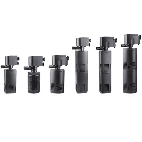 Plastic Aquarium Filter For 10-40 Gallon Fish Tanks 4 In 1 U-V Filter Submersible Pump