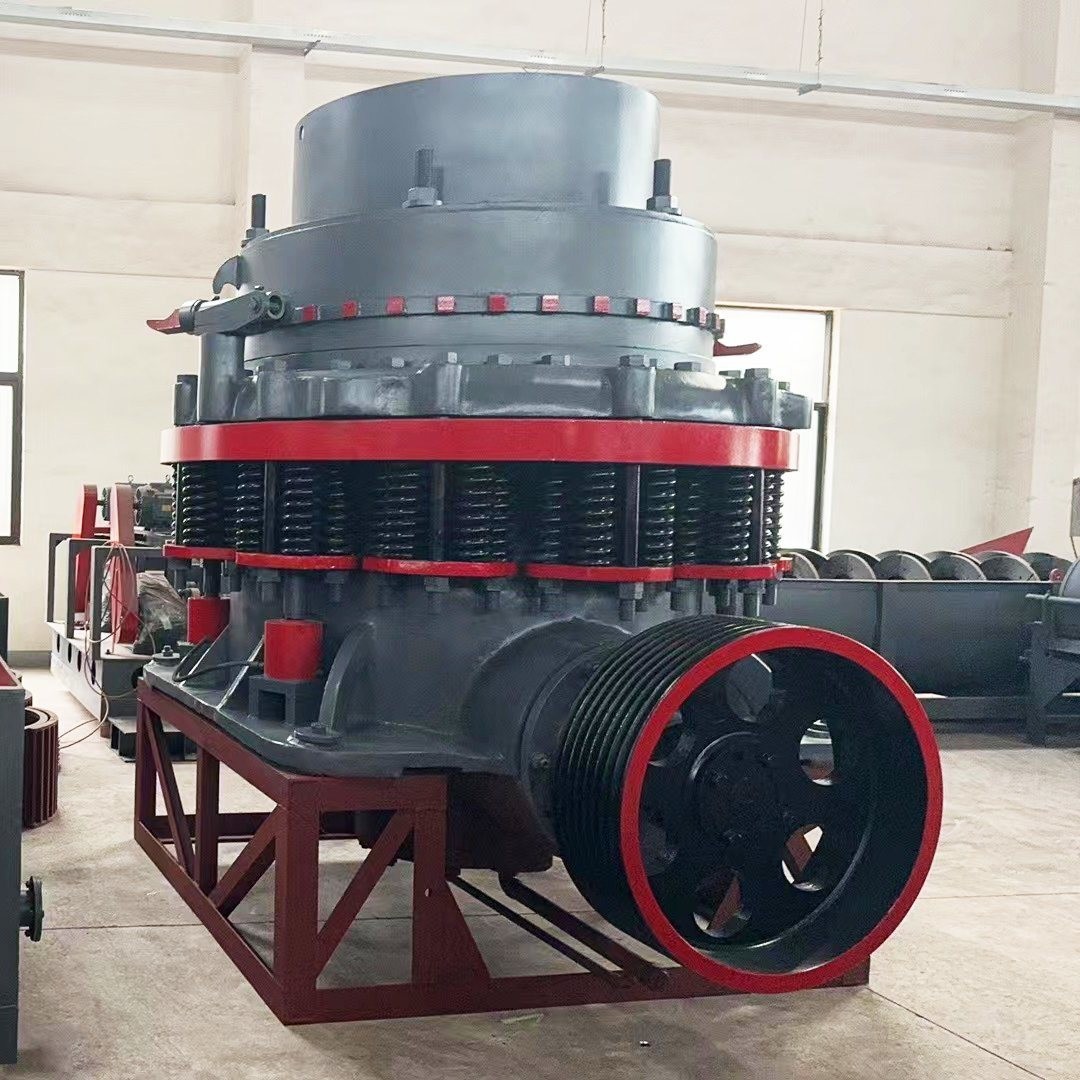 60-300tph Ore Spring Cone Crusher in and Iron Gray with AC Motor