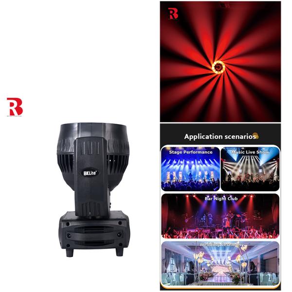 LED Moving Head 19*15 RGBW Beeye Stage DMX512 DJ Luz ZOOM Para Bar de Disco