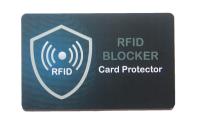 Carte de blocage passive RFID Pour carte bancaire de crédit Sécurité du portefeuille