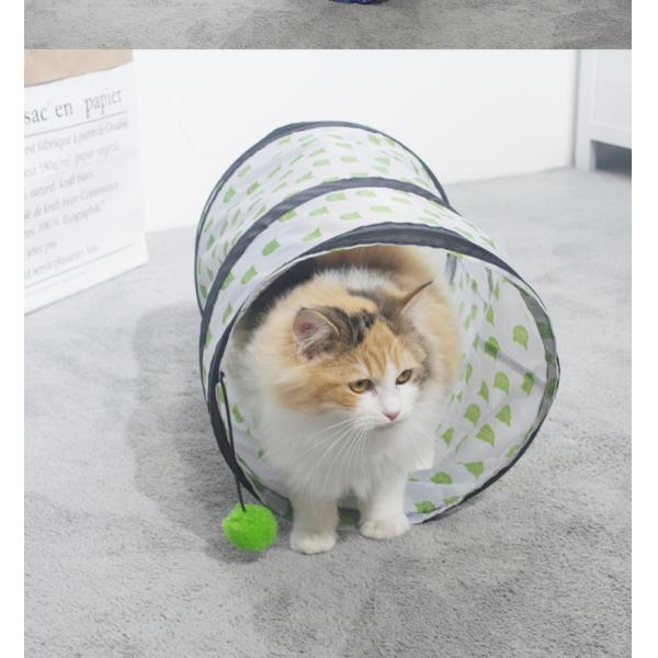 Washable складный тоннель игры кота 2 отверстий