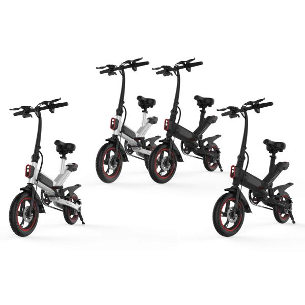 40 - 60KM Long Voyage Aluminum Folding Electric Bike For Urban Tourism