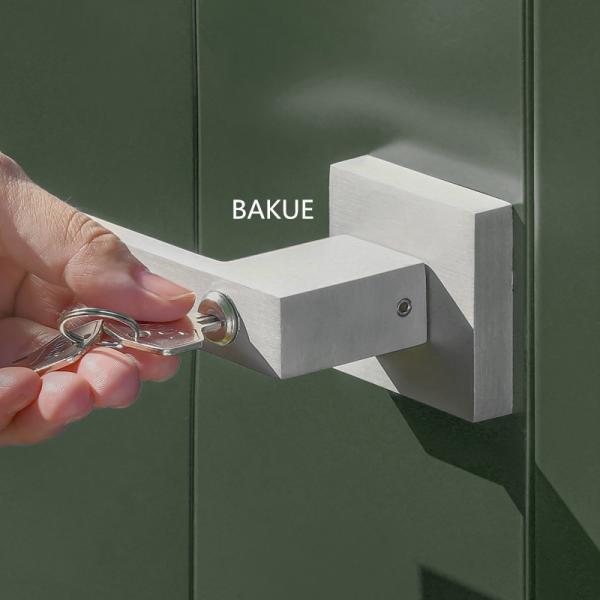 Premium Durable Aluminum shed door security UV Resistant For Garden Storage