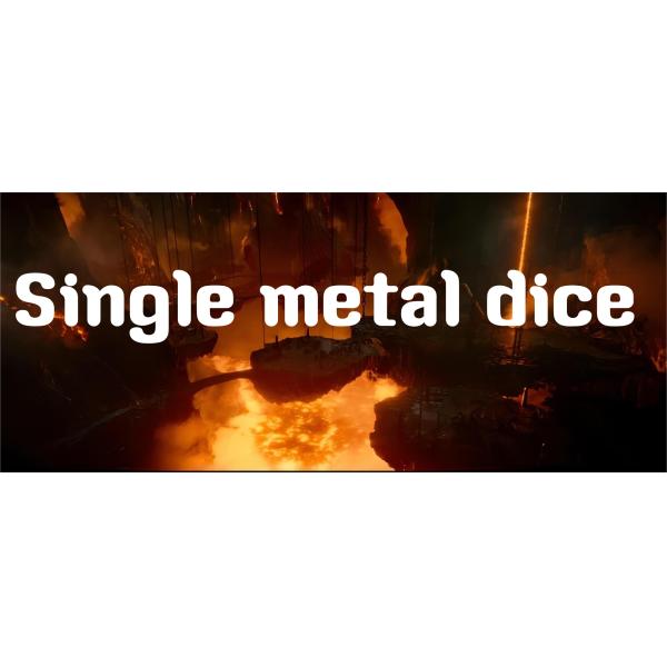 20 Sided Metal Hollow Dice D20 Large-Scale DND Polyhedral RPG Dungeons And Dragons