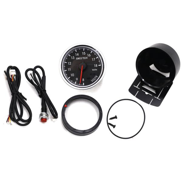 2,5 вольтметр автомобиля дюйма 12в, всеобщий автомобильный датчик вольтметра для гоночных автомобилей