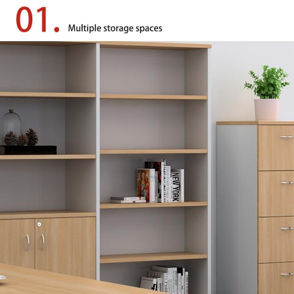 Multi Layer Display Cabinet Item Storage Wall Cabinet Customized Office Furniture