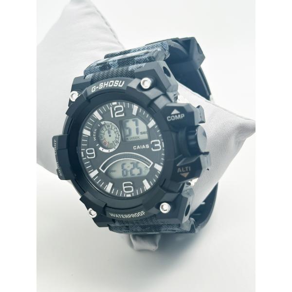 Прочные силиконовые мужские часы с устойчивыми к слезам цифровыми наручными часами