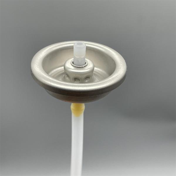 Valve aérosol en aluminium pour déodorant en spray Soins personnels Valve en aluminium de haute précision pour déodorant aérosol
