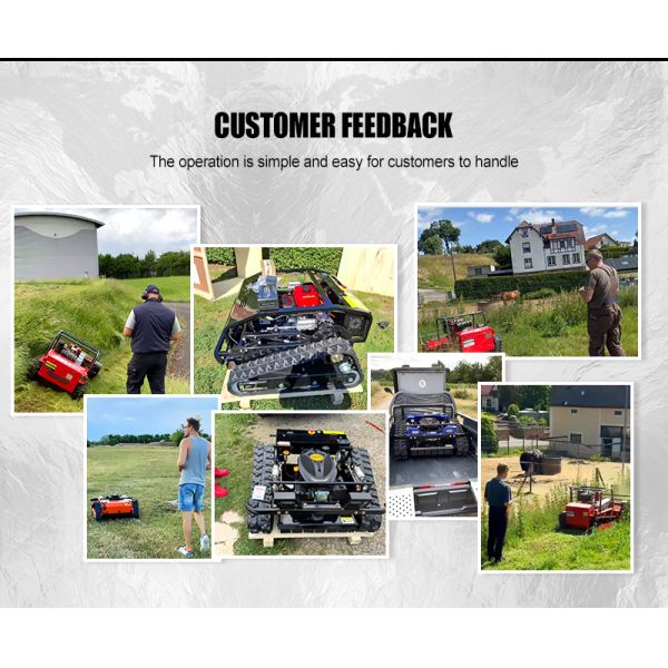 Factory Direct Sales Industrial Grade Cordless Track Width 150mm Snow Shovel Compatible Professional Lawn Mower for Lawn Estates