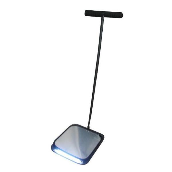 Under Vehicle Car Search Rectangular Inspection Mirror With Led Light Hotel Airport 30 * 30