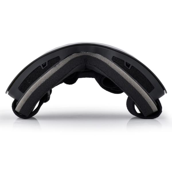 Custom Cylindrical OTG UV400 Anti Fog Ski Goggle with Three Layer Foam Replacement