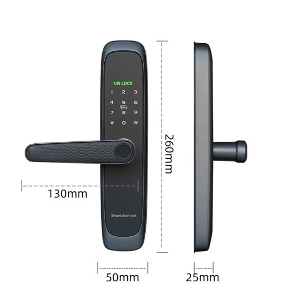 ROHS Wireless Deadbolt Lock Rfid Card Wifi Keyless Door Lock