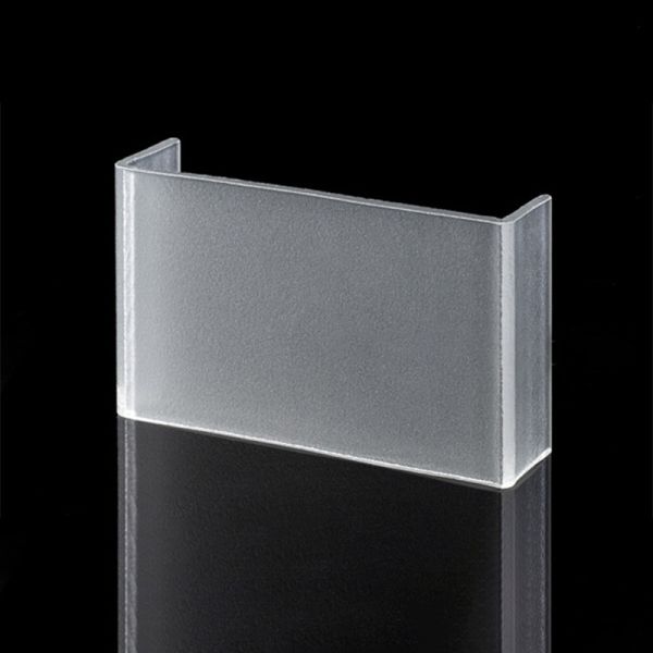 Direct Sale Frosted Heat-Bent U-Glass | Custom Sizes for Curtain Walls