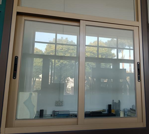 Ventana corredera de aluminio personalizada de ahorro de energía de aluminio de vidrio corredera