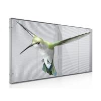 Écran transparent de mur de vitrail d'affichage à LED de P7.9 10.4Q10T blême
