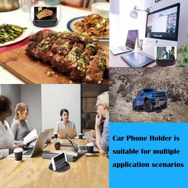 Силиконовый авто телефонный держатель Авто телефонная горка Силиконовый авто подставка Мат для приборных панелей Слип свободный Стол телефонный стойка держатель