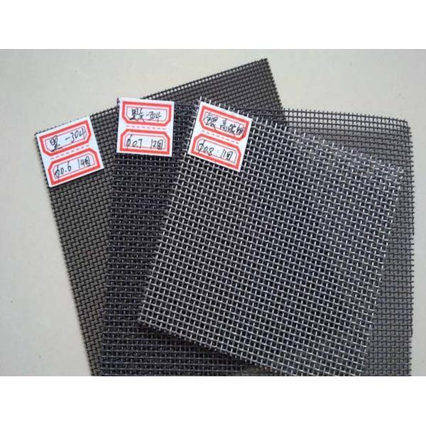 0.5mm 1mm 10 14 SS201 Stainless Steel Diamond Mesh Square Hole