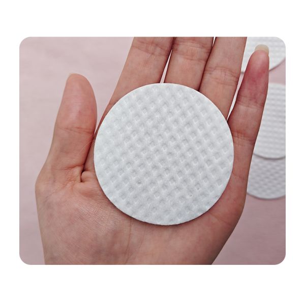 OEM Cosmetic Cotton Round Pads Facial Cotton Pads Facial Pure Makeup Cotton Pad Embossing for Face Makeup and Clean