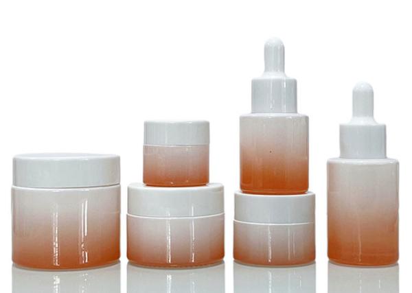 30Ml Face Cream Bottle 1oz Empty Black Frosted Glass Dropper Bottle